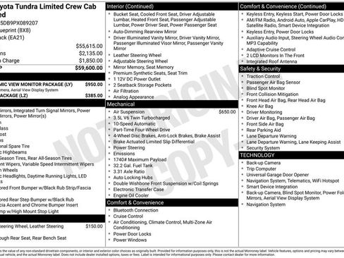 Used 2023 Toyota Tundra Limited AWD/4WD image 38