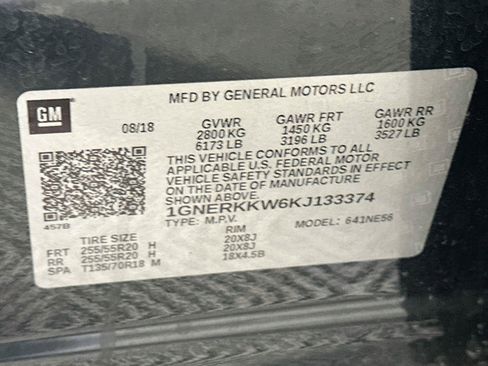 Used 2019 Chevrolet Traverse Premier w/ Driver Confidence II Package FWD image 12