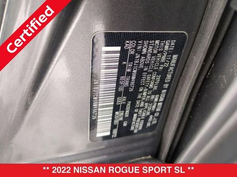 Certified 2022 Nissan Rogue Sport SL image 42