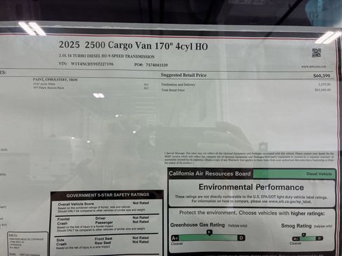 New 2025 Mercedes-Benz Sprinter 2500 image 19