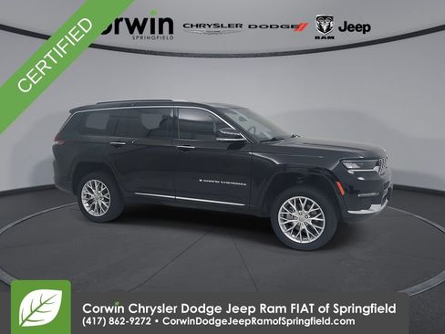 Certified 2023 Jeep Grand Cherokee L Summit w/ Advanced Protech Group IV AWD/4WD image 1