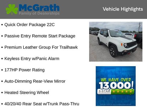 Used 2019 Jeep Renegade Trailhawk AWD/4WD image 6