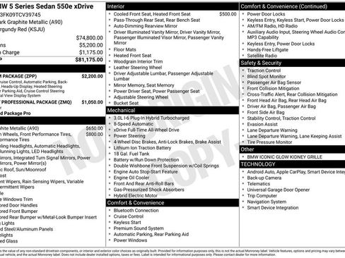 Used 2026 BMW 550e xDrive w/ Premium Package image 39