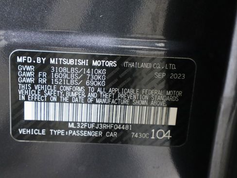 Used 2024 Mitsubishi Mirage G4 ES image 32