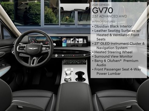 New 2026 Genesis GV70 2.5T Advanced image 17