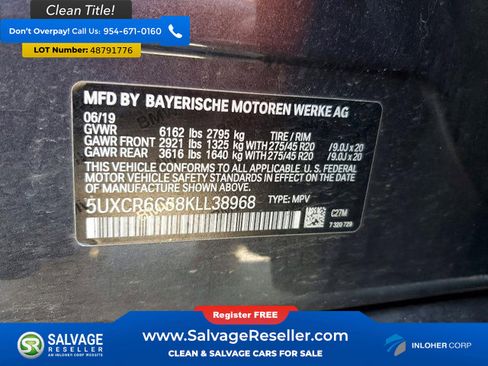 Used 2019 BMW X5 xDrive40i w/ M Sport Package image 17