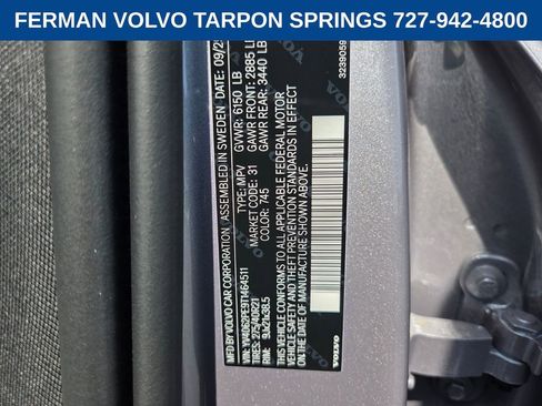 New 2026 Volvo XC90 B6 Plus w/ Protection Package Premier AWD/4WD image 21