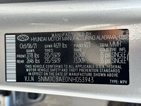 Certified 2022 Hyundai Tucson SEL w/ Convenience + Premium Package FWD image 32