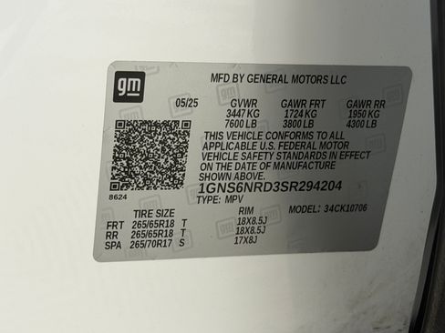 Used 2025 Chevrolet Tahoe LT AWD/4WD image 29