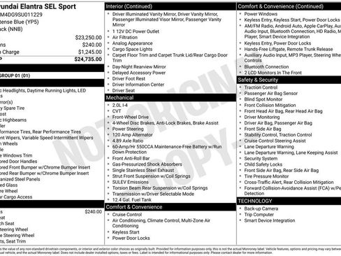 Certified 2025 Hyundai Elantra Sport FWD image 18