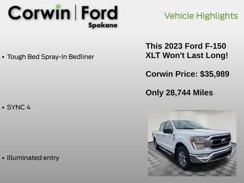Used 2023 Ford F150 XLT w/ XTR Package image 13
