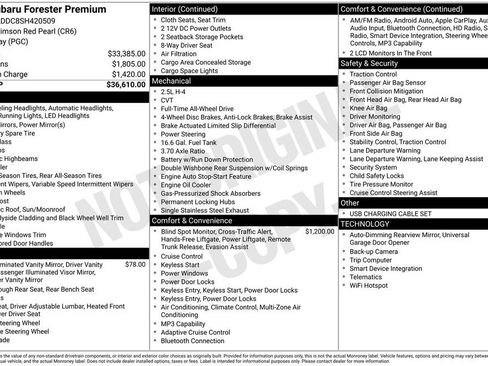 Used 2025 Subaru Forester Premium AWD/4WD image 5