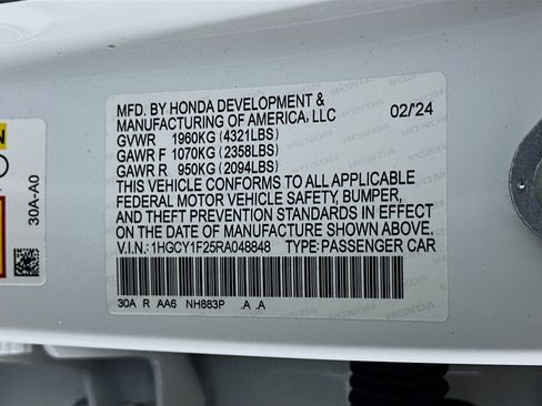 Used 2024 Honda Accord LX image 12