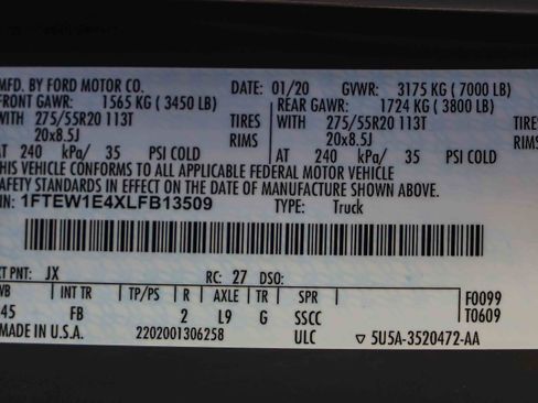 Used 2020 Ford F150 XLT w/ Equipment Group 302A Luxury AWD/4WD image 27