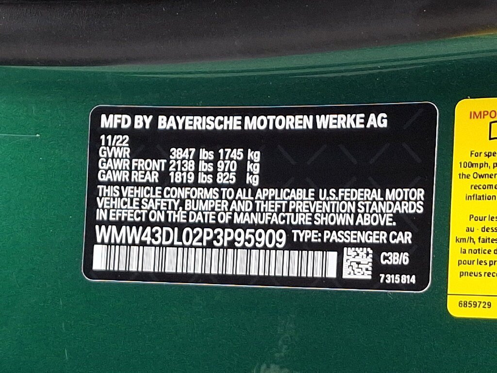 Used 2023 MINI Cooper S w/ Signature Upholstery Package FWD image 25
