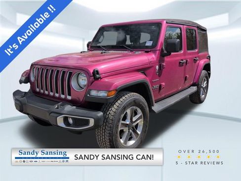 Used 2021 Jeep Wrangler Unlimited Sahara w/ Cold Weather Group image 1