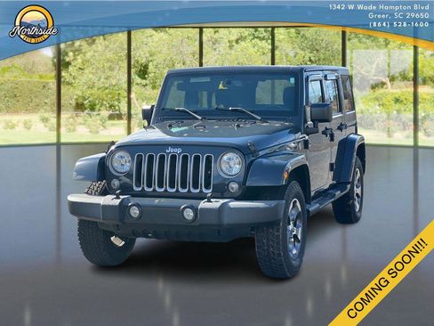 Used 2016 Jeep Wrangler Unlimited Sahara w/ Max Tow Package image 1