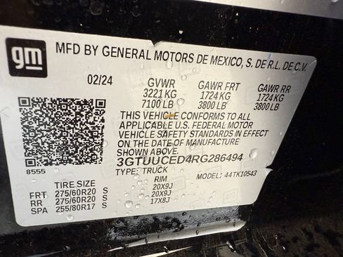 Used 2024 GMC Sierra 1500 Elevation w/ X31 Off-Road Package AWD/4WD image 30