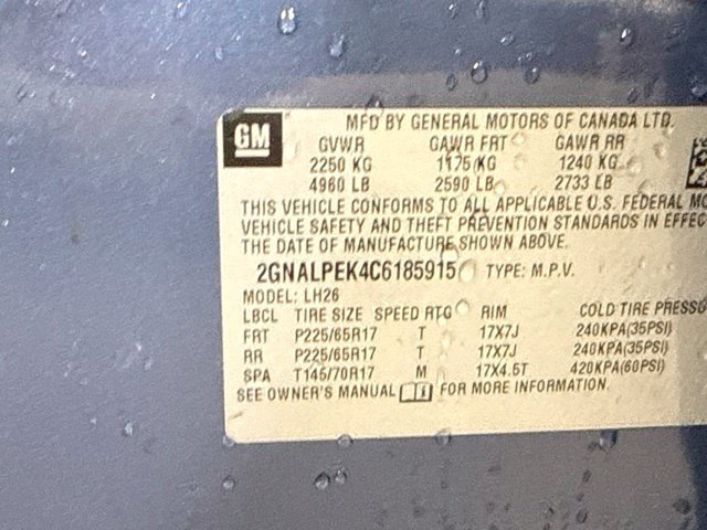 Used 2012 Chevrolet Equinox LT w/ LPO, Protection Package FWD image 16