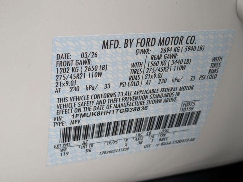 New 2026 Ford Explorer Platinum image 58