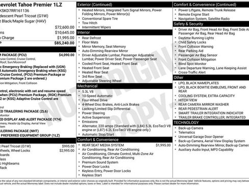 Used 2024 Chevrolet Tahoe Premier w/ Premium Package image 3