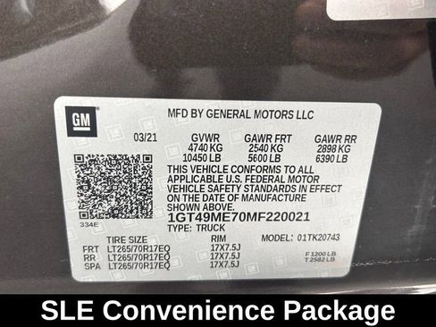 Certified 2021 GMC Sierra 2500 SLE w/ SLE Convenience Package image 14