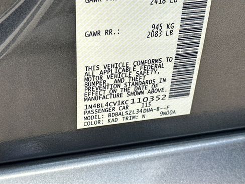 Used 2019 Nissan Altima 2.5 SR image 37