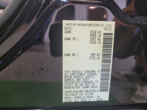 Used 2021 Nissan Altima 2.5 SR image 33