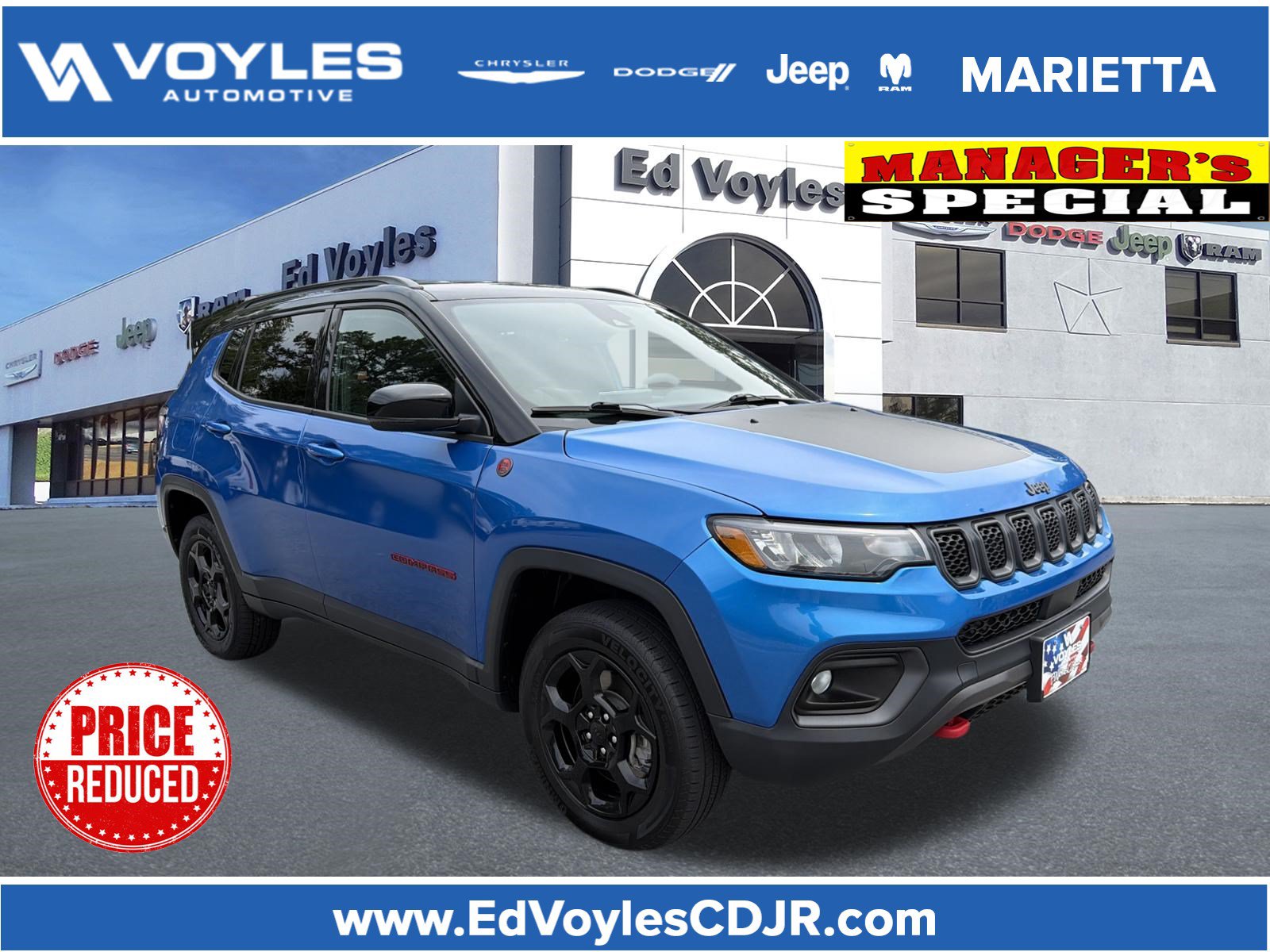 Used 2024 Jeep Compass Trailhawk AWD/4WD image 1