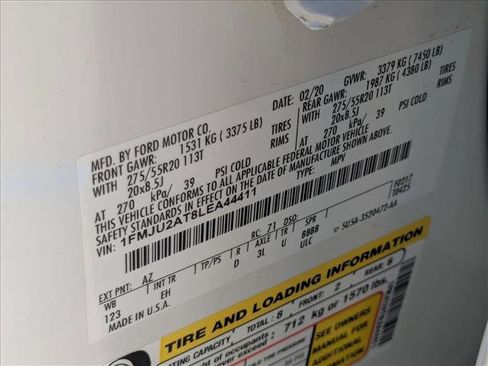 Used 2020 Ford Expedition Limited w/ Equipment Group 301A image 29