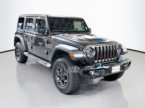 Used 2021 Jeep Wrangler Unlimited Rubicon 4xe w/ Steel Bumper Group image 3