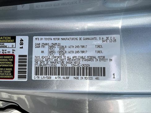 Used 2026 Toyota Tacoma SR5 image 33