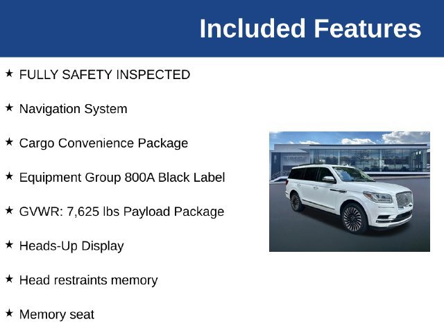 Used 2021 Lincoln Navigator Black Label w/ Cargo Convenience Package AWD/4WD image 5