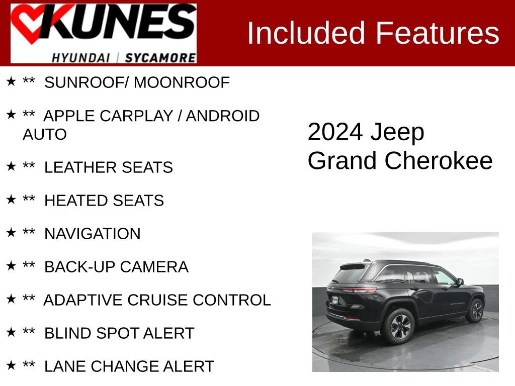 Used 2024 Jeep Grand Cherokee Limited 4xe AWD/4WD image 2