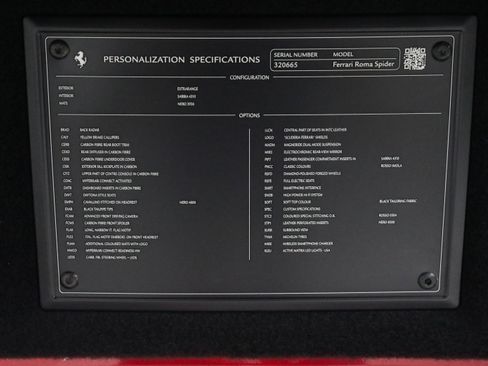 Certified 2025 Ferrari Roma Spider RWD image 41