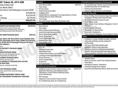 New 2026 GMC Yukon XL AT4 w/ AT4 Premium Plus Package AWD/4WD image 11