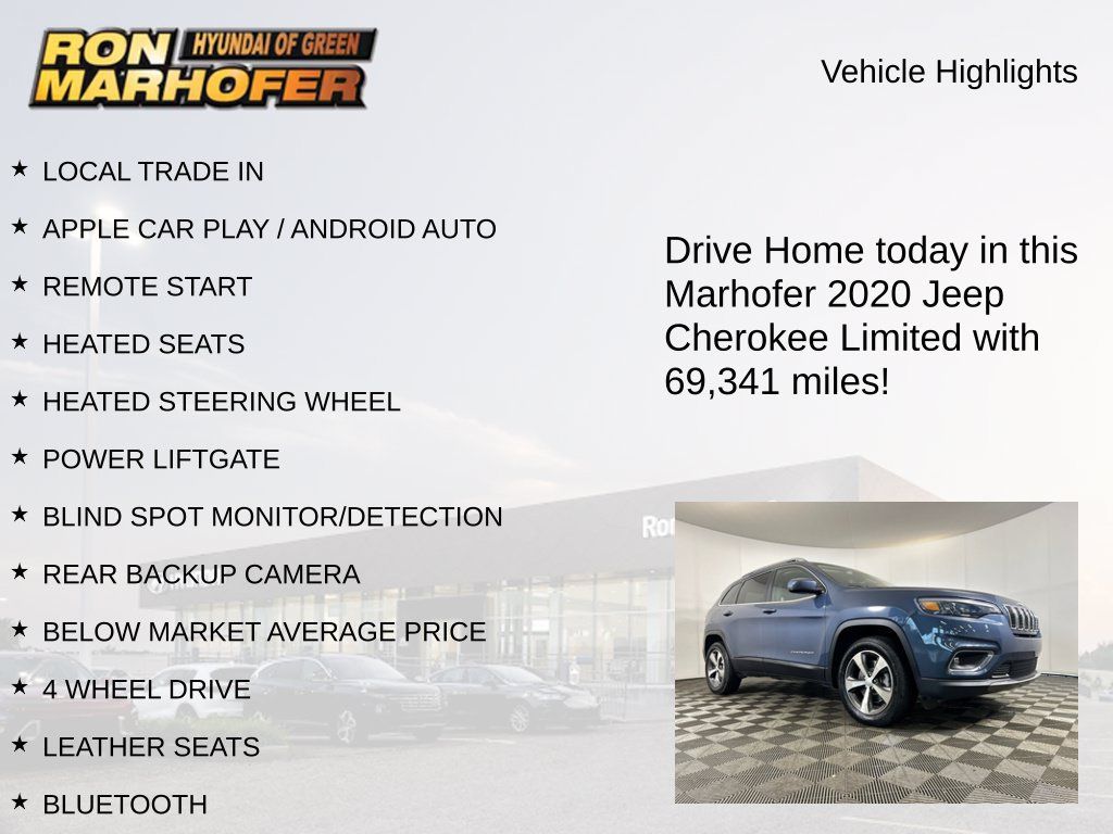 Used 2020 Jeep Cherokee Limited AWD/4WD image 15