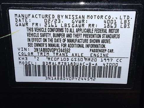 Used 2023 Nissan Sentra SR w/ Midnight Edition Package FWD image 33