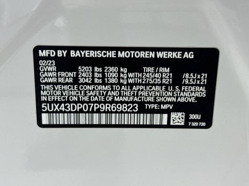 Used 2023 BMW X3 sDrive30i w/ M Sport Package RWD image 28
