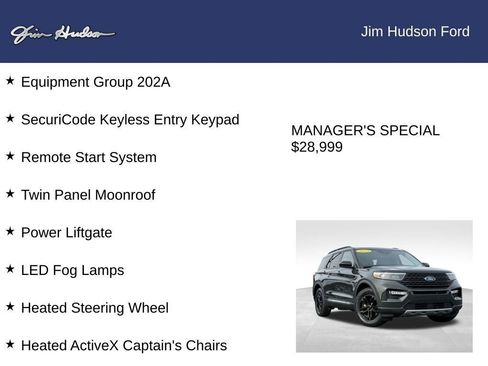 Certified 2023 Ford Explorer XLT w/ Equipment Group 202A image 12