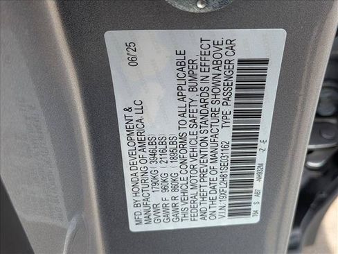 Certified 2025 Honda Civic Sport image 22