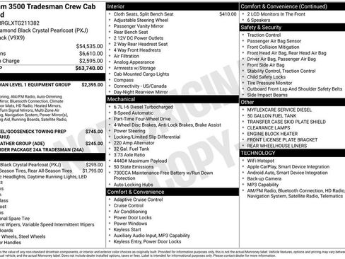 New 2026 RAM 3500 Tradesman AWD/4WD image 5