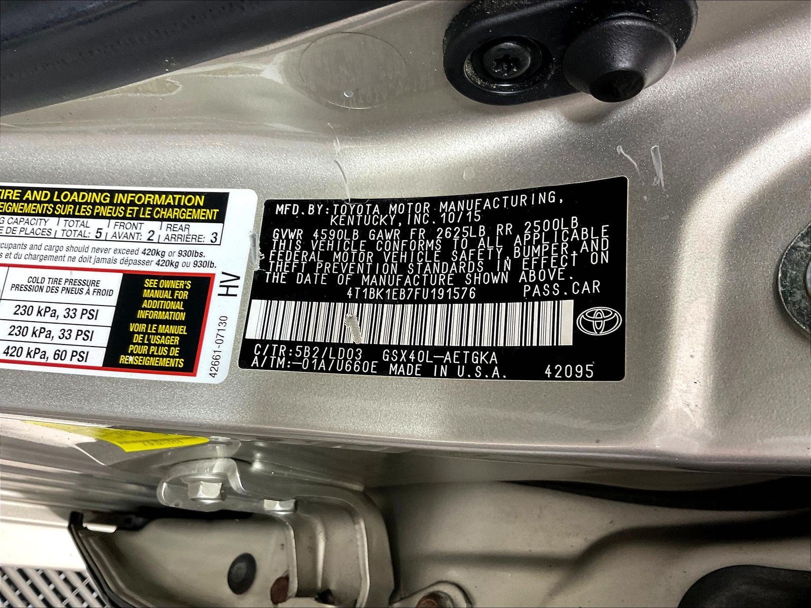 Used 2015 Toyota Avalon XLE FWD image 19