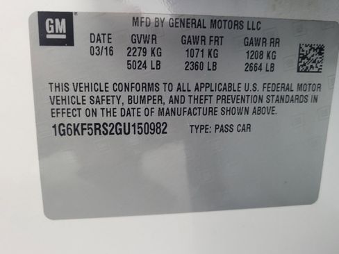 Used 2016 Cadillac CT6 Premium Luxury w/ Comfort Package AWD/4WD image 33