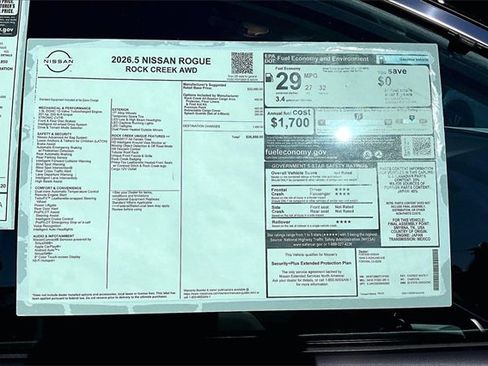 New 2026 Nissan Rogue Rock Creek image 13