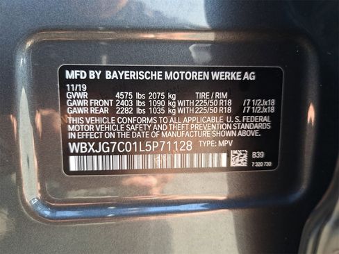 Used 2020 BMW X1 sDrive28i image 39