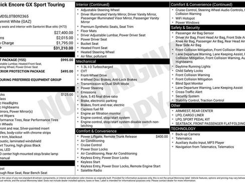 New 2026 Buick Encore GX Sport Touring w/ Comfort Package image 5
