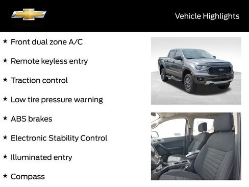 Used 2022 Ford Ranger XLT w/ Equipment Group 302A High AWD/4WD image 18