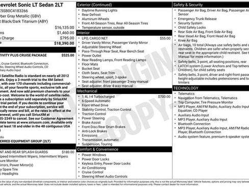 Used 2012 Chevrolet Sonic LT FWD image 31