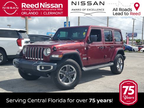 Used 2021 Jeep Wrangler Unlimited Sahara image 1